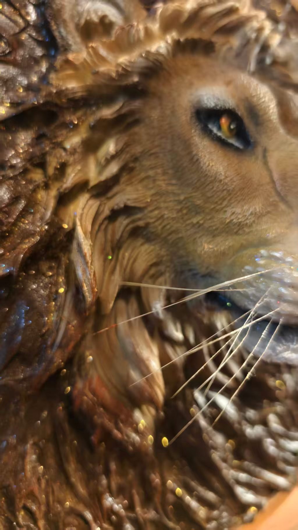 The Golden Guardian artwork detail