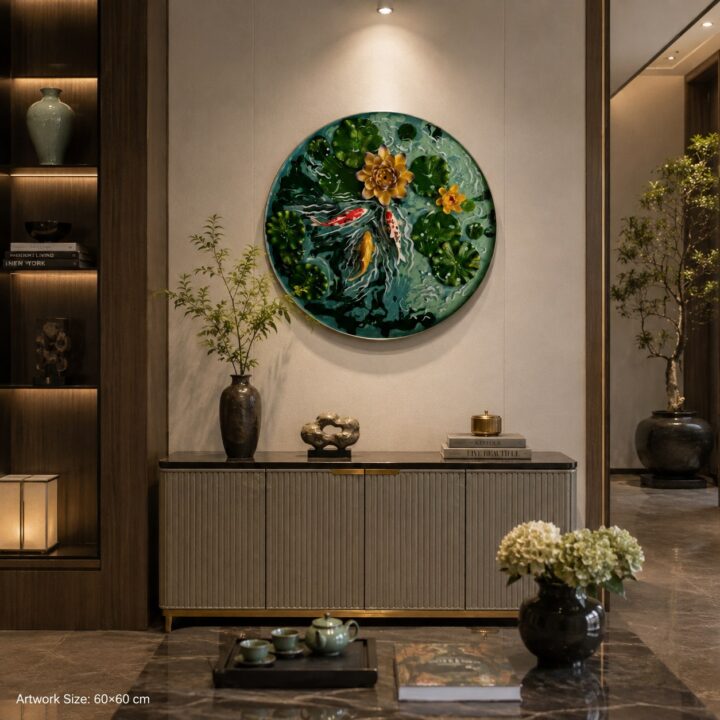 Lotus & Koi featured artwork