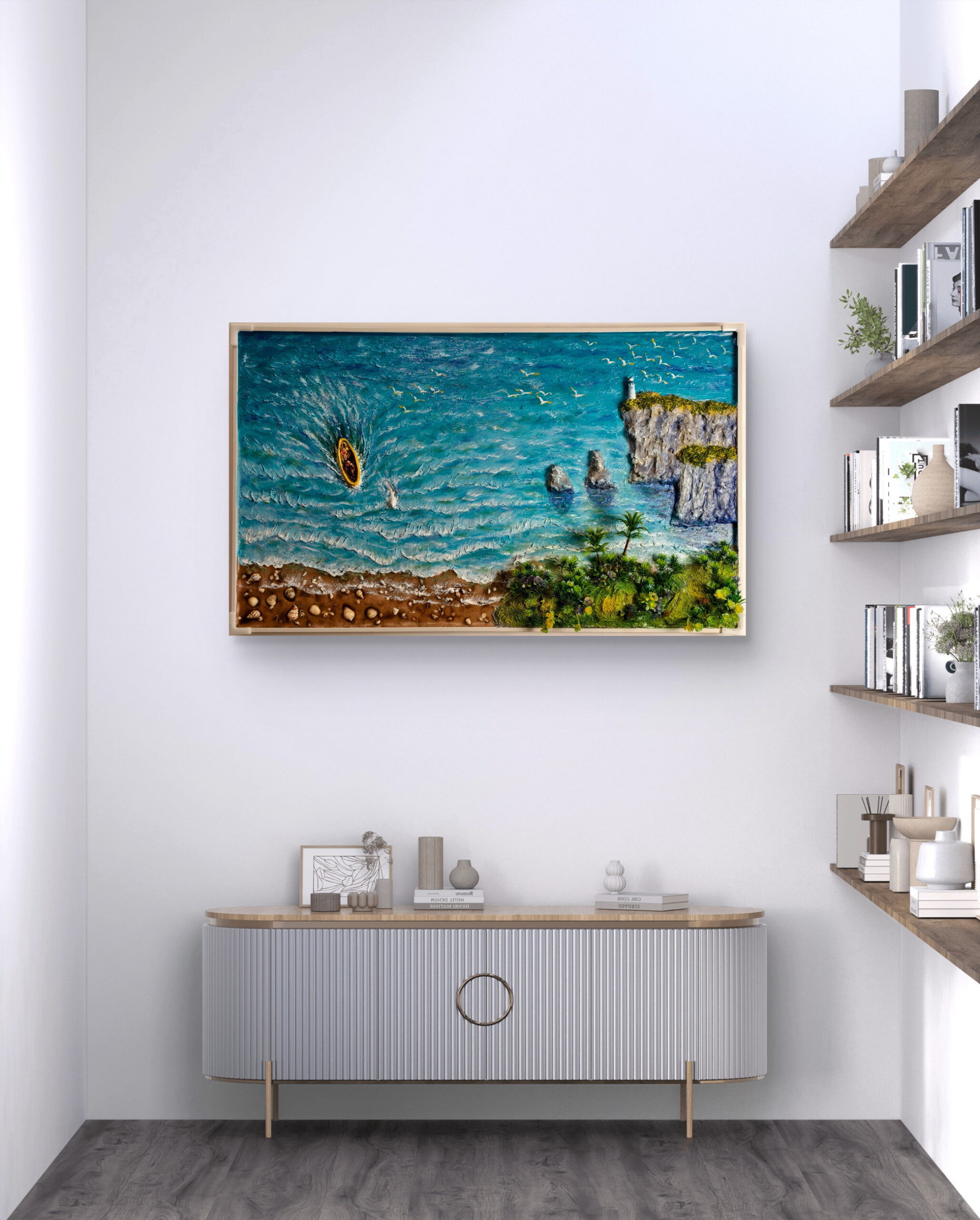 Luminous Ocean artwork detail